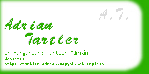 adrian tartler business card